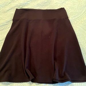 Black A line skirt
